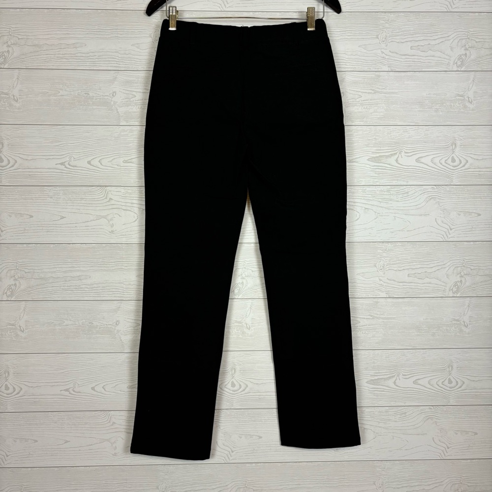 Betabrand Straight-Leg Classic Dress Yoga Pants Size Medium Petite Black/Gray - Picture 5 of 9